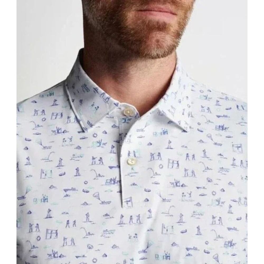 NWOT Peter Millar Mens Featherweight Golf Polo Size XL